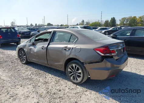 2015 Honda Civic Ex z USA, uszkodzony, nr VIN 19XFB2F8XFE028532